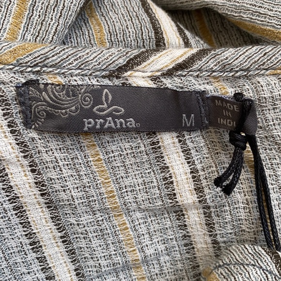 PRANA • NWT! “Ecotropics” Organic Cotton Sleeveless Dress - Stellar Stripe - M - Picture 11 of 16